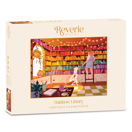 Reverie Rainbow Library, 1000 Piece Puzzle