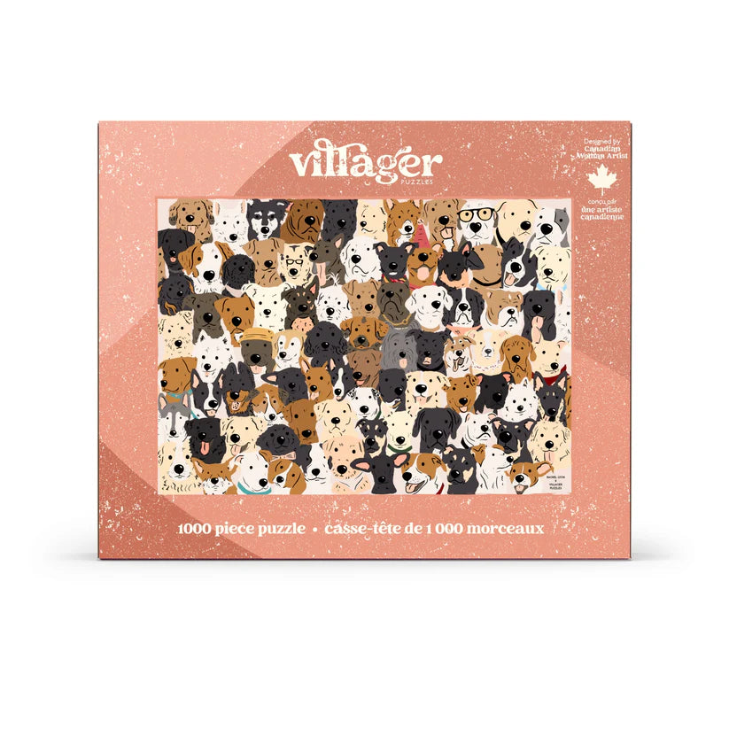 Villager Rescue Dogs, 1000 Piece Puzzle
