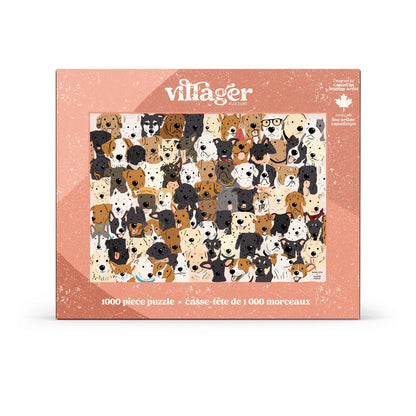 Villager Rescue Dogs, 1000 Piece Puzzle