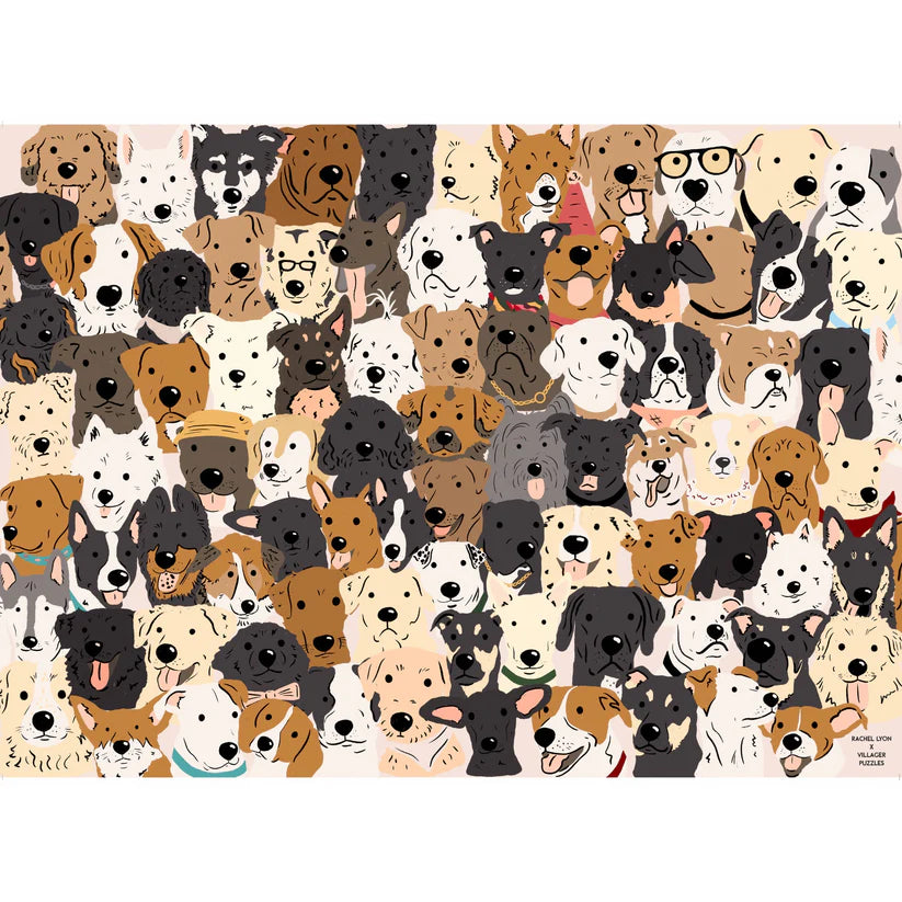 Villager Rescue Dogs, 1000 Piece Puzzle