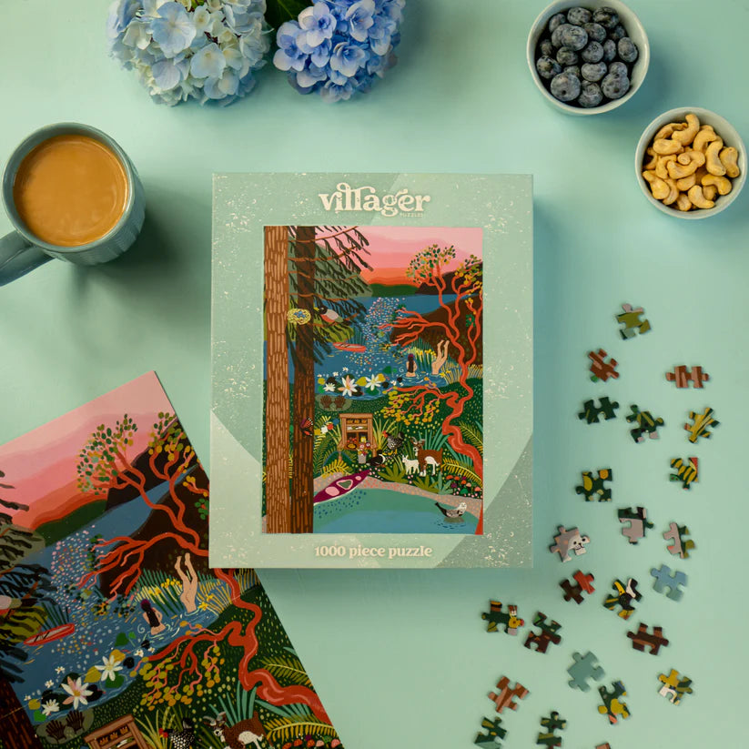 Villager Salt Spring Island Swim, 1000 Piece Puzzle