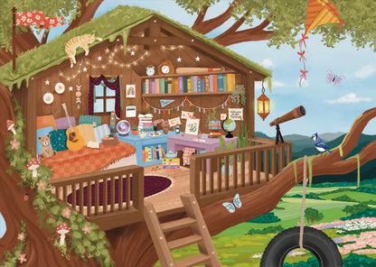 Villager Treetop Hideout, 250 Piece Puzzle