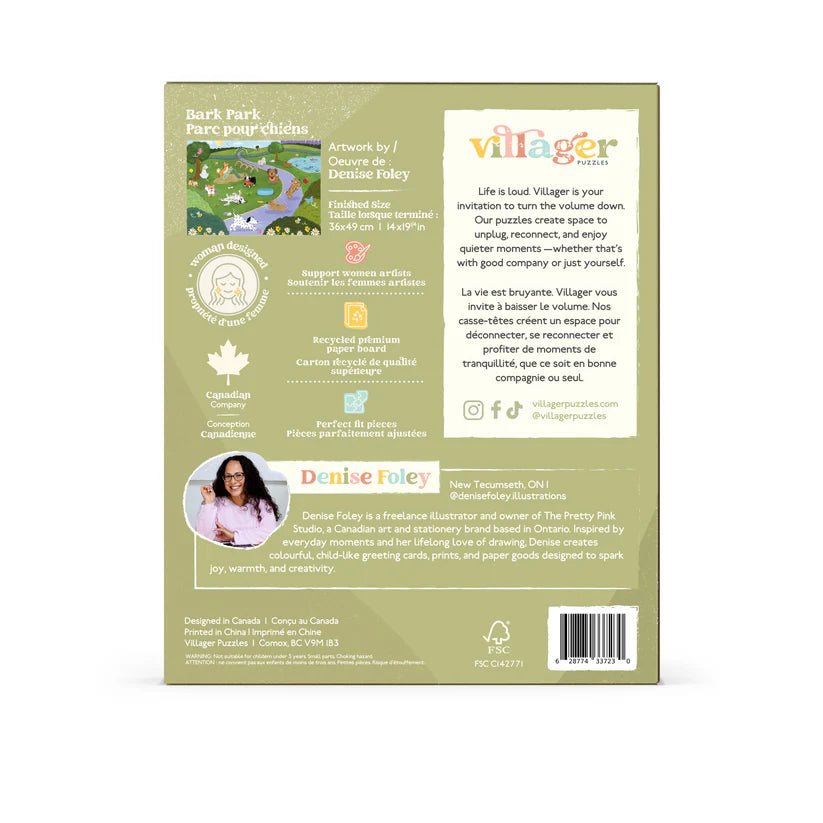 Villager Bark Park, 250 Piece Puzzle