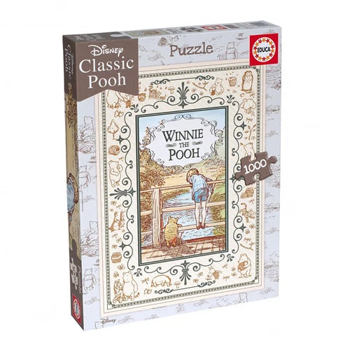 Educa Disney Winnie Poohsticks, 1000 Piece Puzzle
