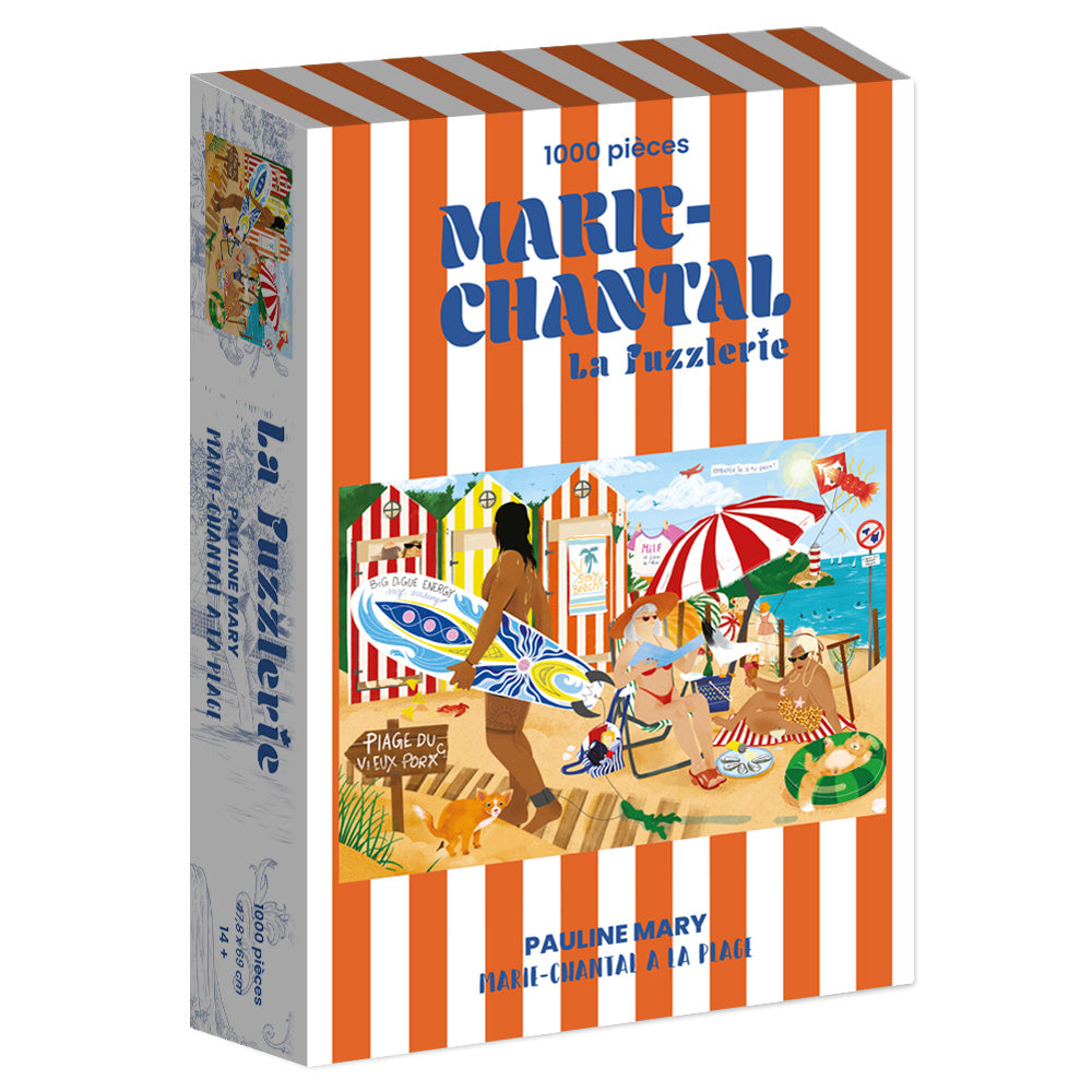 Marie-Chantal A La Plage, 1000 Piece Puzzle