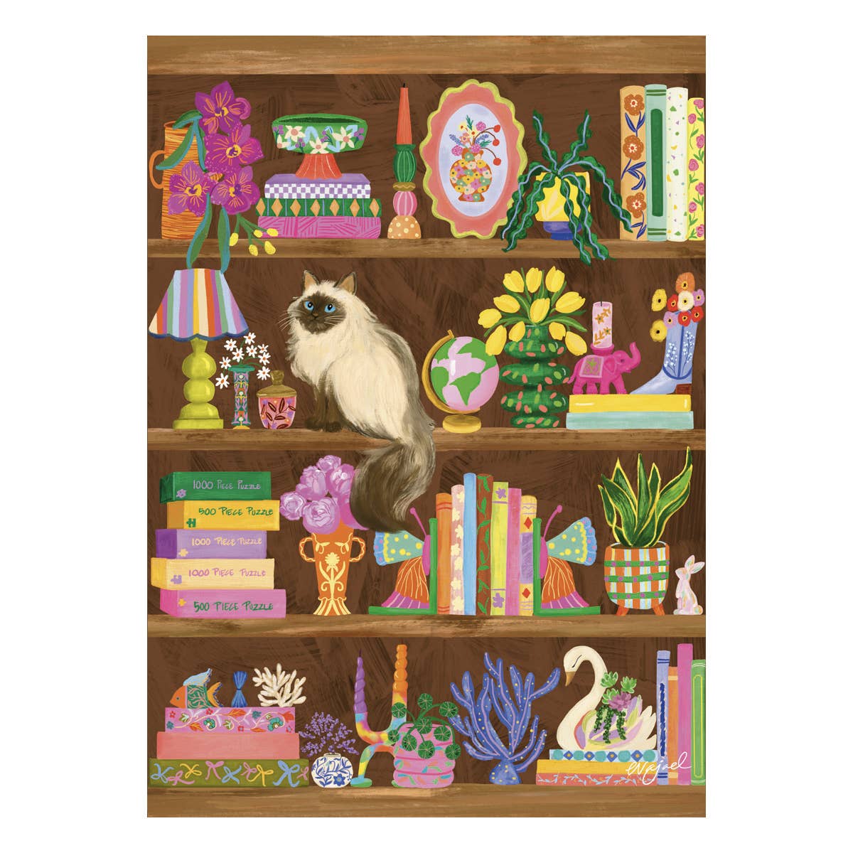 Puzzle Weekend Shelf of Whimsy, 1000 Piece Puzzle