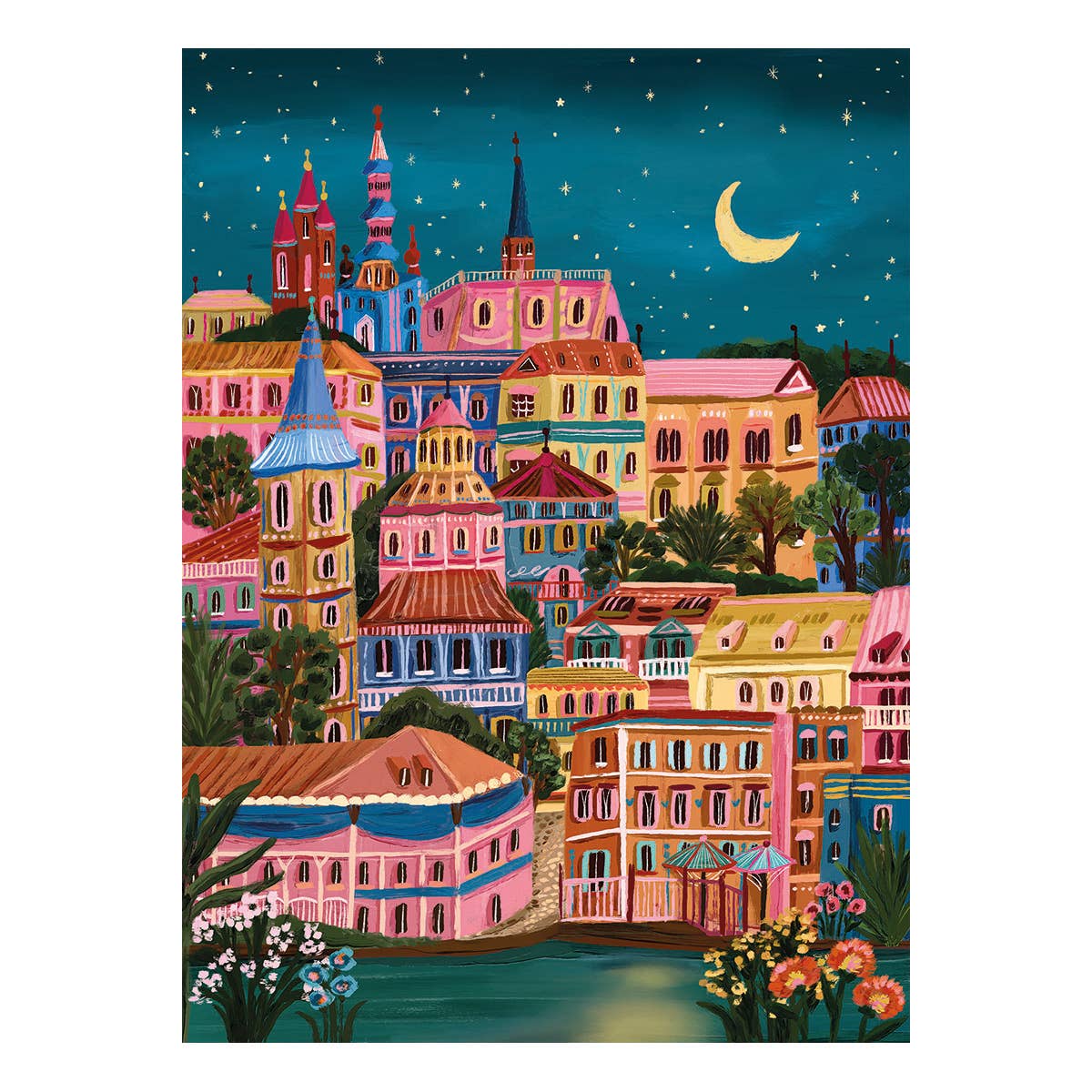 Puzzle Weekend Evening in Prague, 1000 Piece Puzzle
