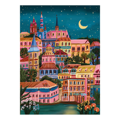 Puzzle Weekend Evening in Prague, 1000 Piece Puzzle