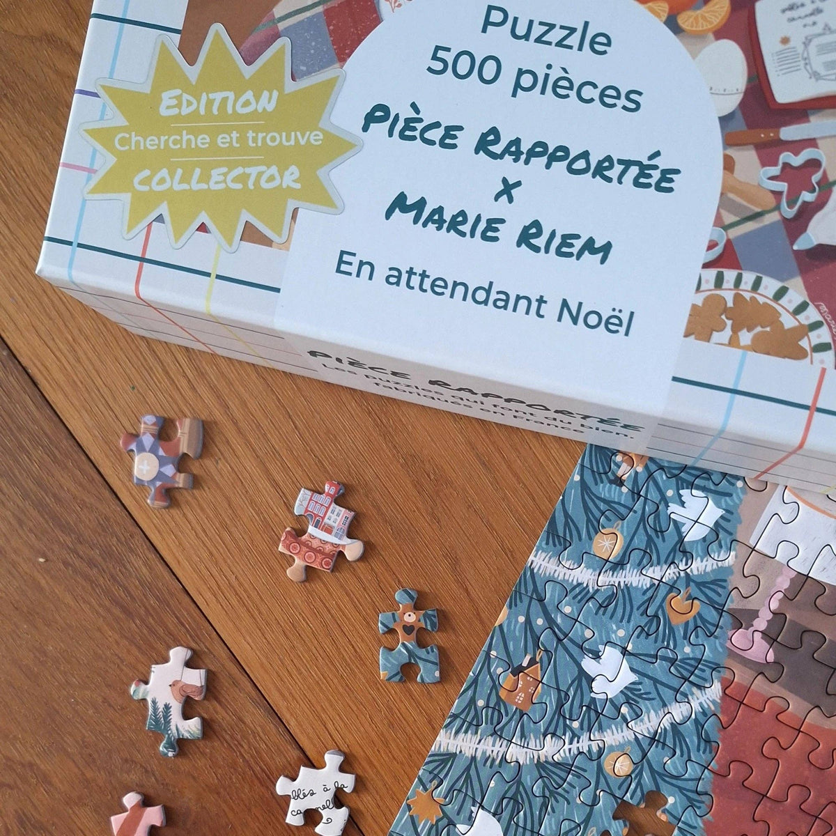 Pièce Rapportée Waiting for Christmas, 500 Piece Puzzle