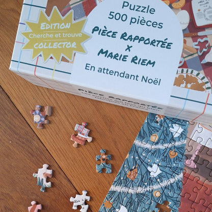 Pièce Rapportée Waiting for Christmas, 500 Piece Puzzle