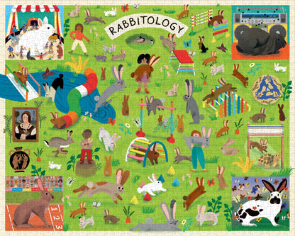 Princeton Architectural Press Rabbitology, 1000 Piece Puzzle