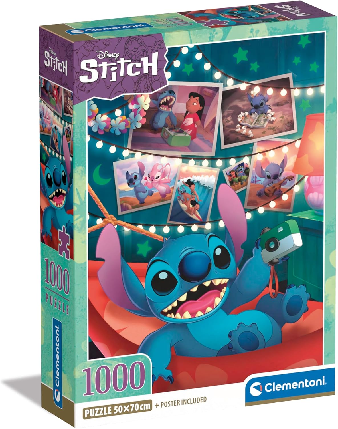 Clementoni Disney Stitch, 1000 Piece Puzzle - Imported