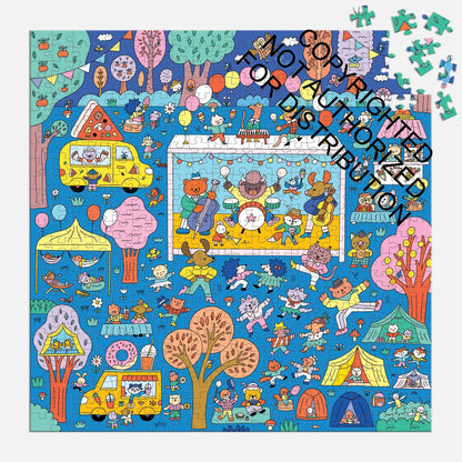 Mudpuppy Search and Find: Music Festival, 500 Piece Puzzle