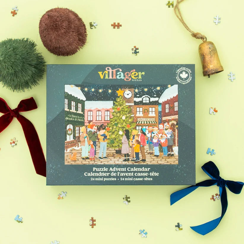 Villager Village Christmas Special Edition Advent Puzzle, 24 x 100 Piece Puzzle