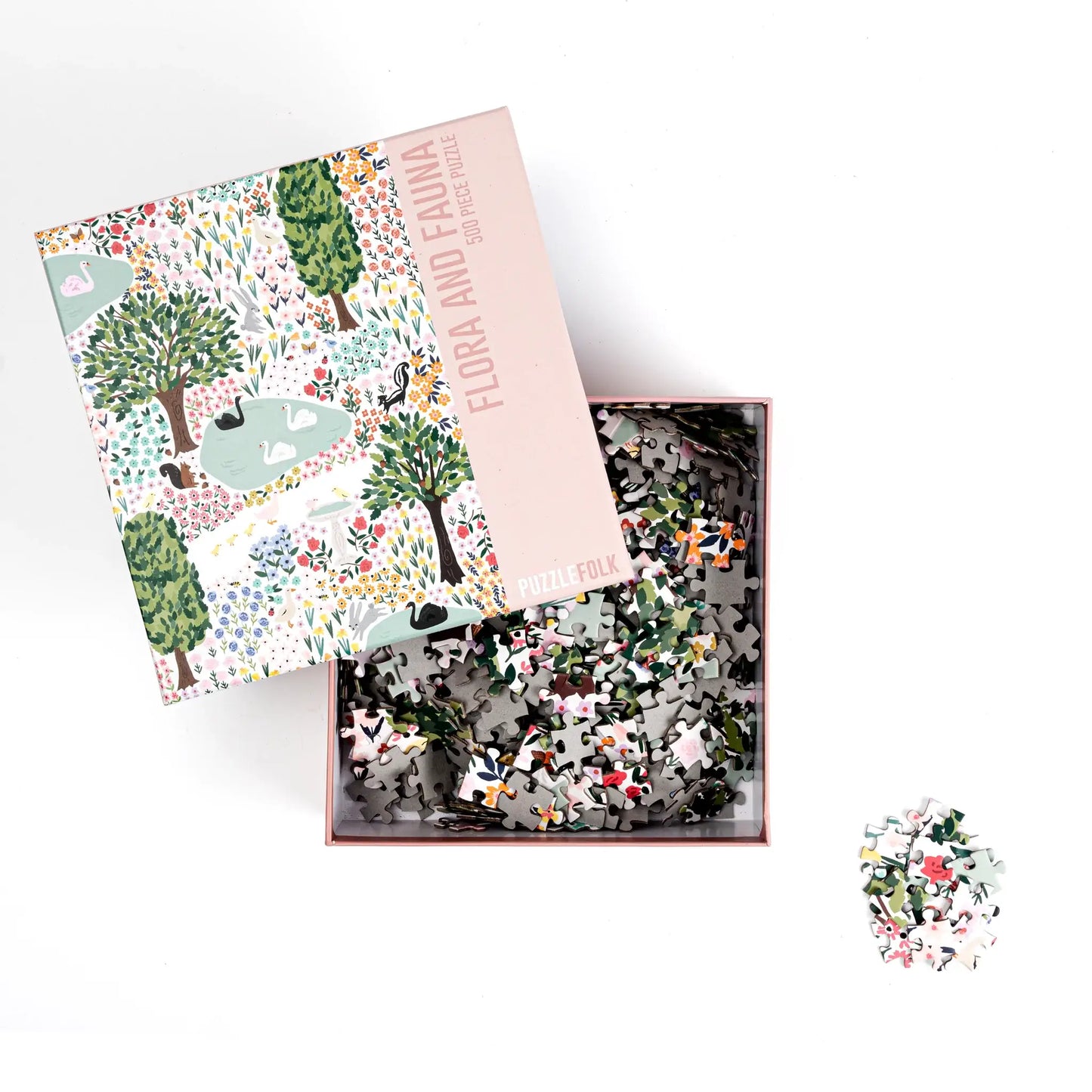 Puzzlefolk Flora & Fauna, 500 Piece Puzzle