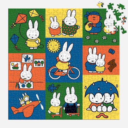 Galison Miffy and Friends, 500 Piece Puzzle