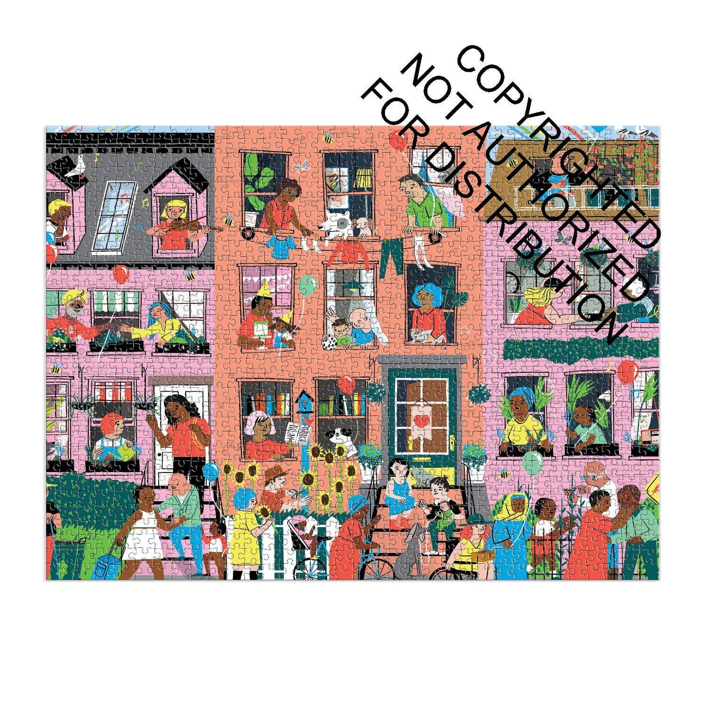 Mudpuppy Hey Neighbors!, 1000 Piece Puzzle