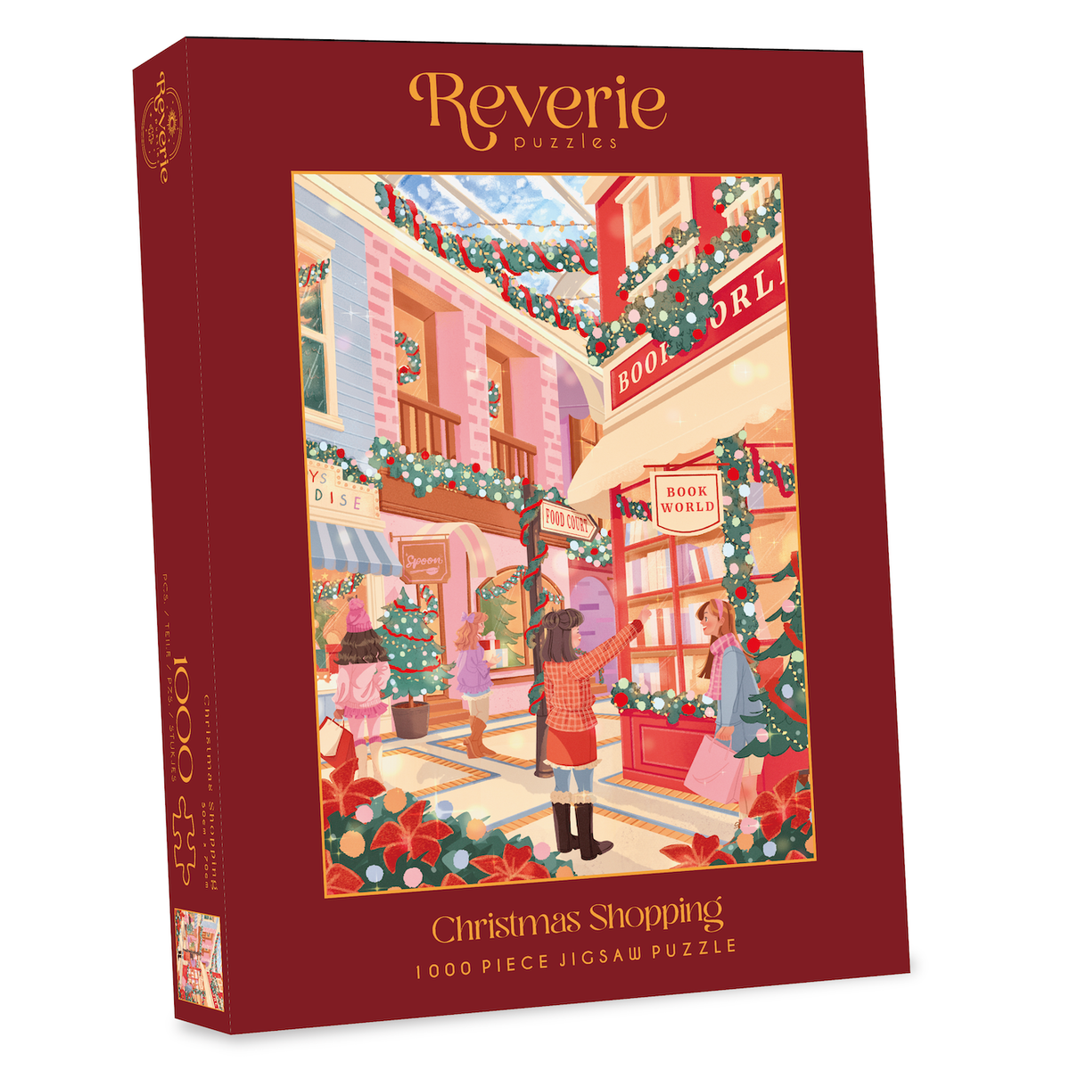 PRE-ORDER Reverie Christmas Shopping Jigsaw Puzzle, 1000 Piece Puzzle