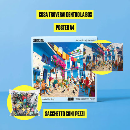 Sto Puzzle Santorini, 1000 Piece Puzzle