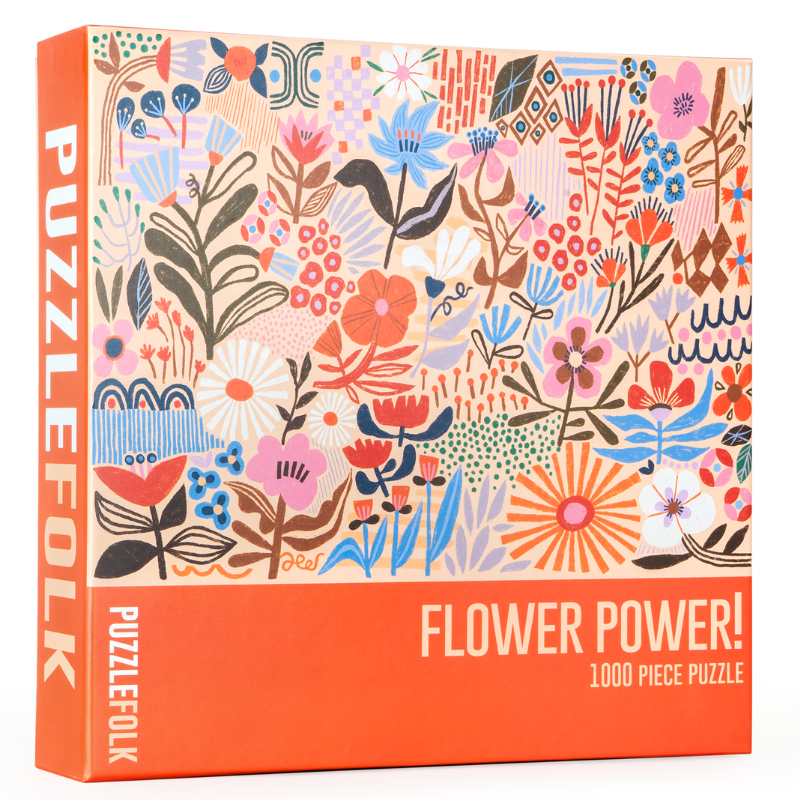 Puzzlefolk Flower Power, 1000 Piece Puzzle