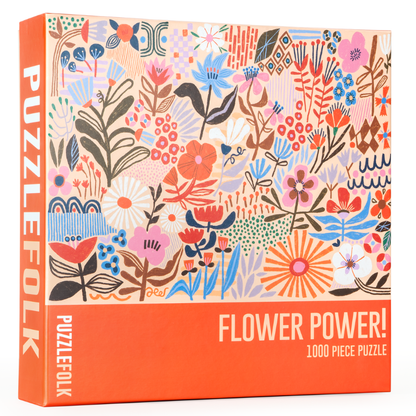 Puzzlefolk Flower Power, 1000 Piece Puzzle