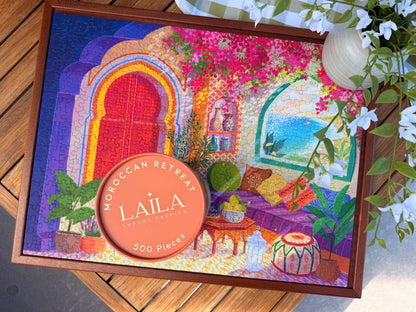 Laila Luxury Puzzles Moroccan Retreat, 500 Piece Puzzle