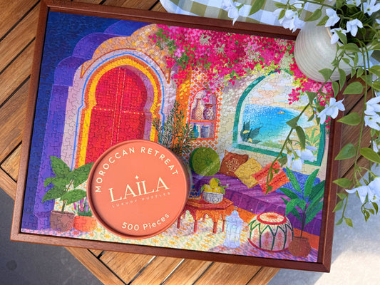 Laila Luxury Puzzles Moroccan Retreat, 500 Piece Puzzle