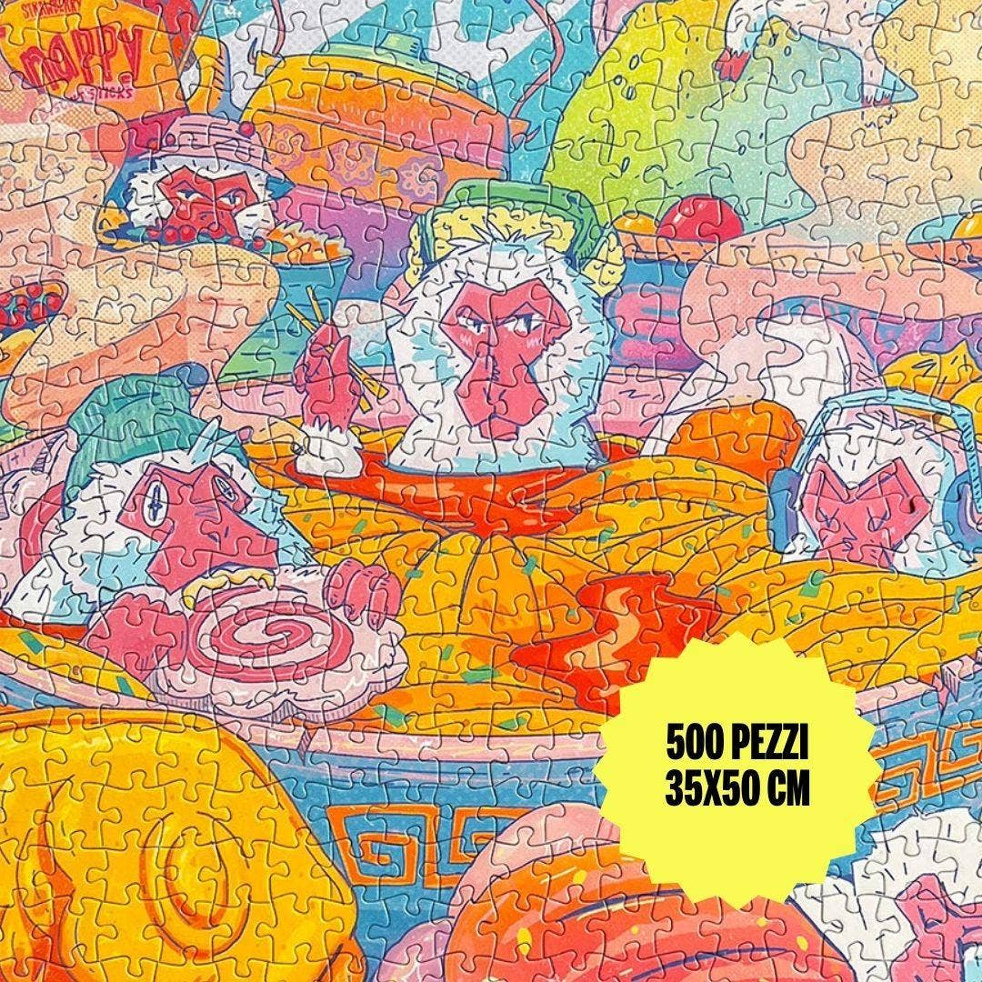 Sto Puzzle Ramen at Jigokudani 500 Piece Puzzle
