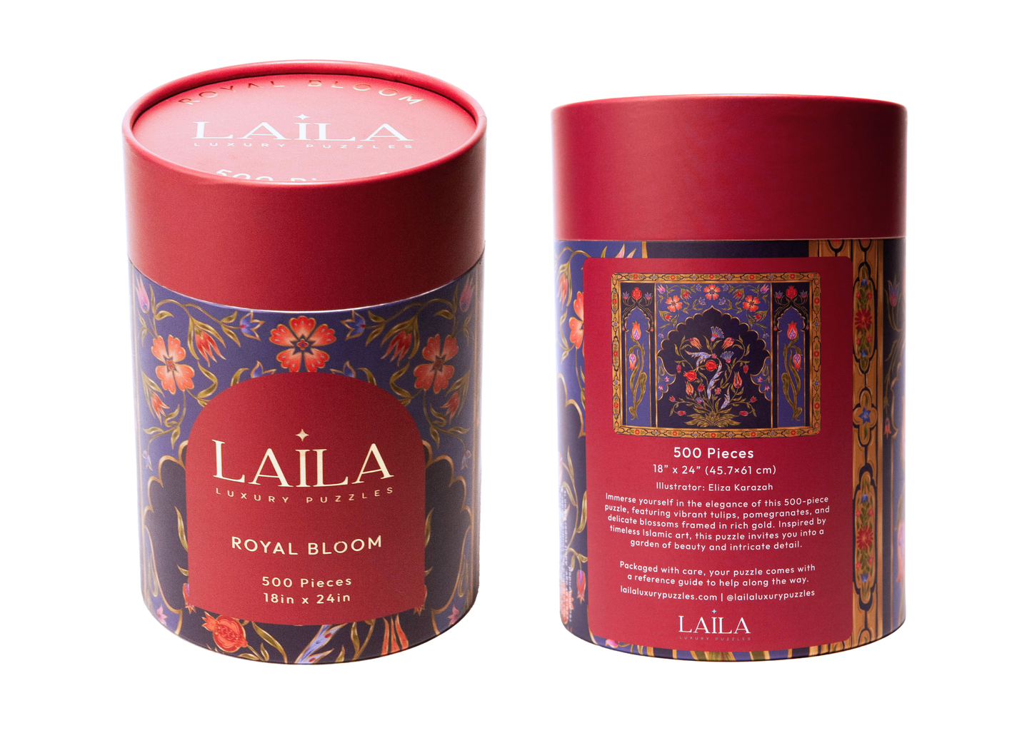 Laila Luxury Puzzles Royal Bloom, 500 Piece Puzzle