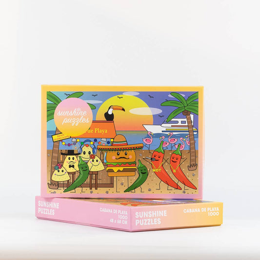 Sunshine Puzzles Cabana De Playa, 1000 Piece Puzzle