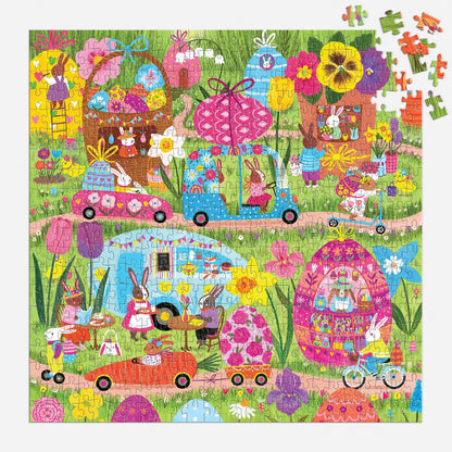 Mudpuppy Hoppin’ Around, 500 Piece Puzzle