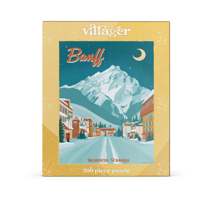 Villager Banff Moonlight, 500 Piece Puzzle