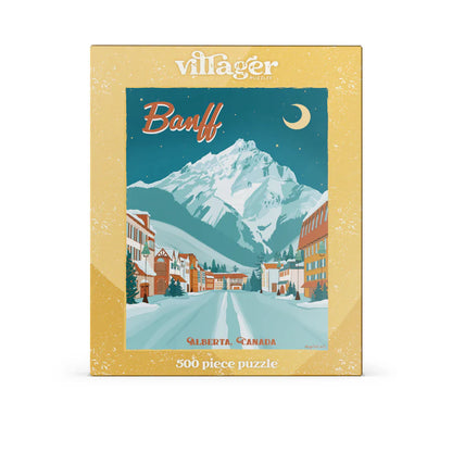 Villager Banff Moonlight, 500 Piece Puzzle