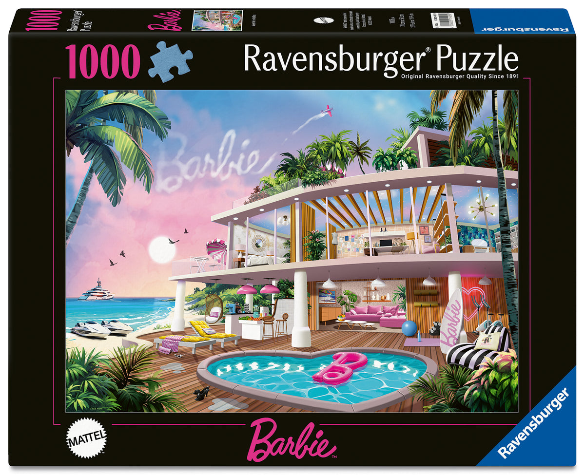 Ravensburger Barbie: Meet Me In Malibu, 1000 Piece Puzzle - Imported