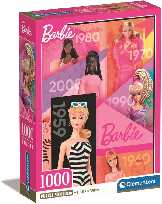 Clementoni Barbie, 1000 Pieces - Imported