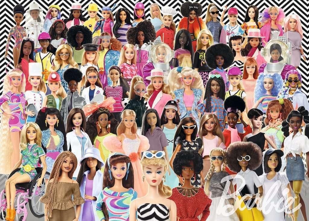 Ravensburger Challenge: Barbie, 1000 Piece Puzzle - Imported