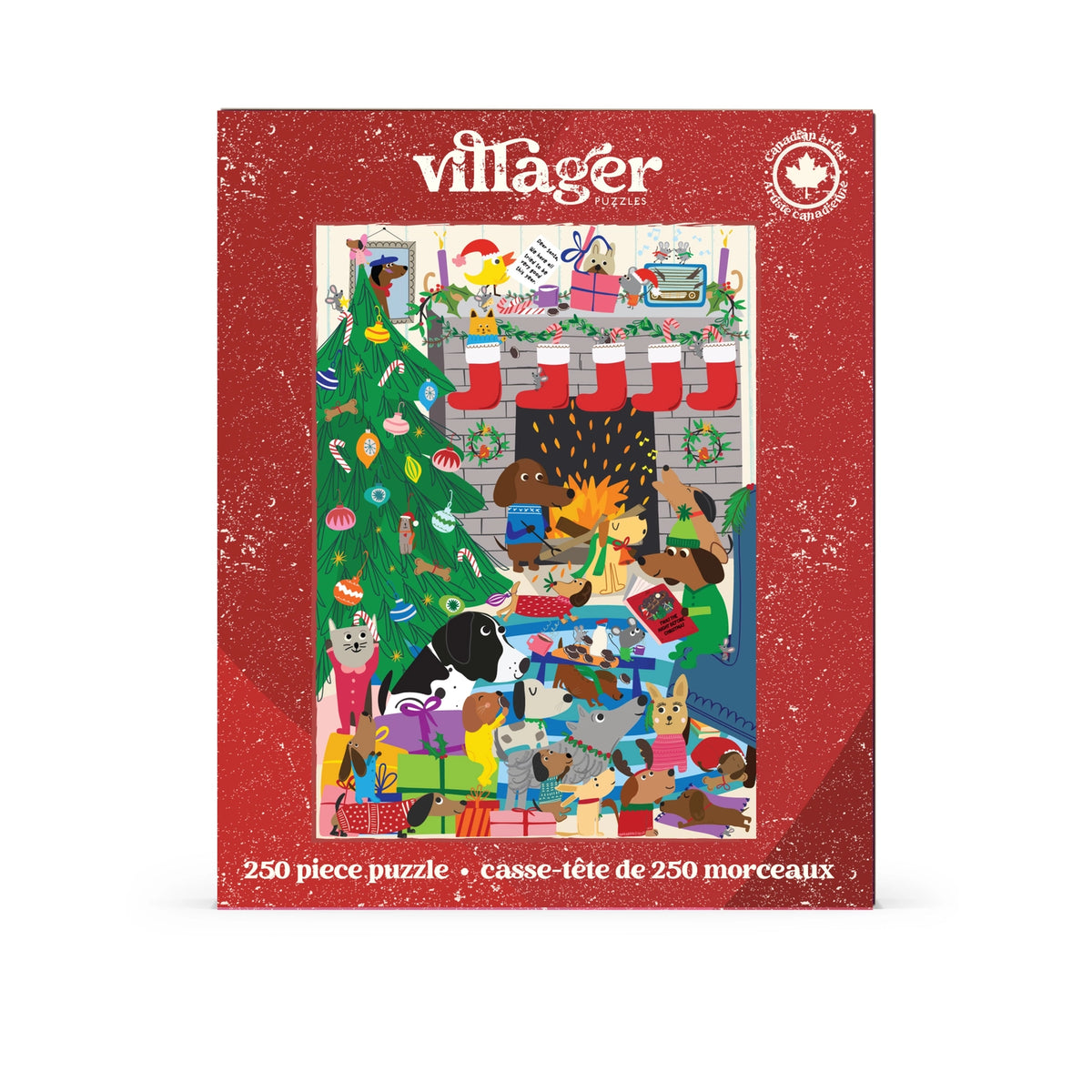 Villager Merry Barkmas, 250 Piece Puzzle