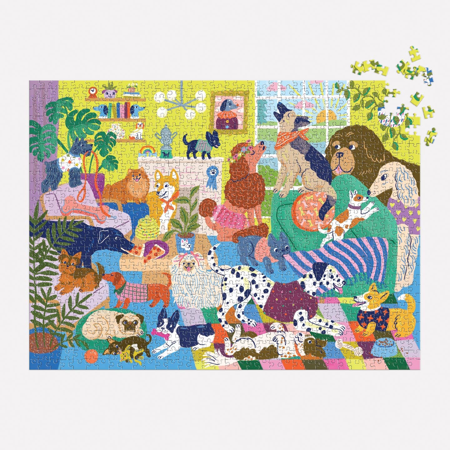 Mudpuppy Good Dog Club, 1000 Piece Puzzle