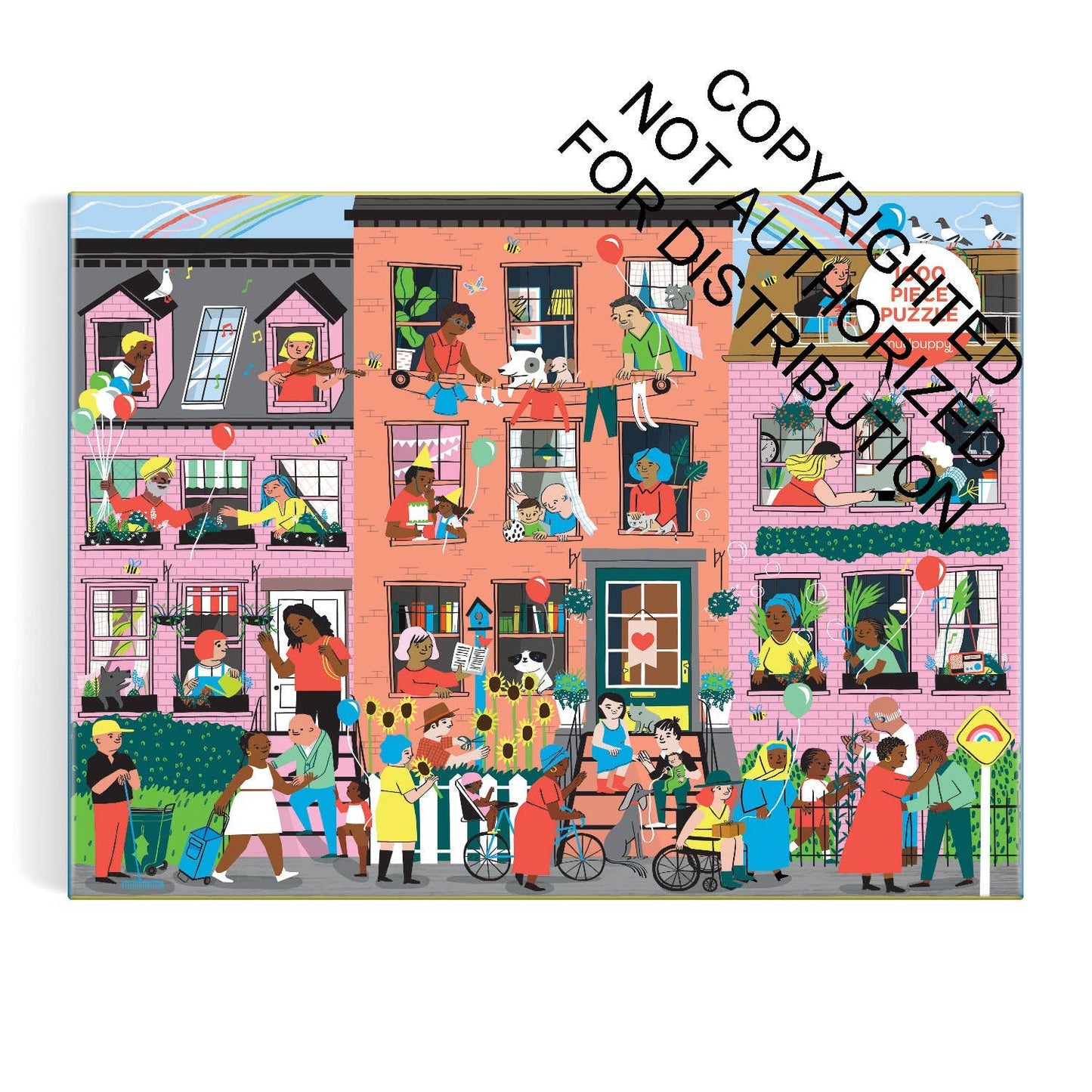 Mudpuppy Hey Neighbors!, 1000 Piece Puzzle