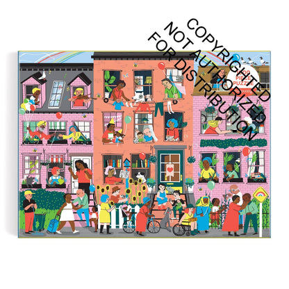 Mudpuppy Hey Neighbors!, 1000 Piece Puzzle
