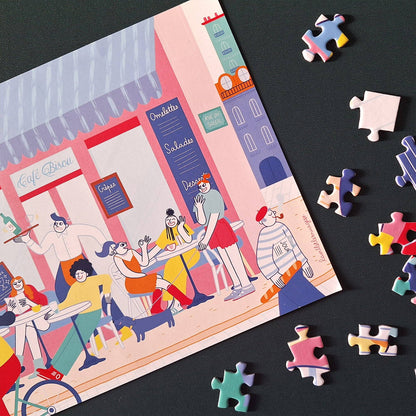 Pièce rapportée Kiss Café, 1000 Piece Puzzle