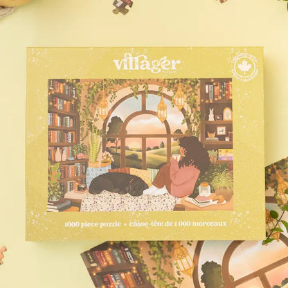 Villager Book Nook, 1000-Piece Puzzle