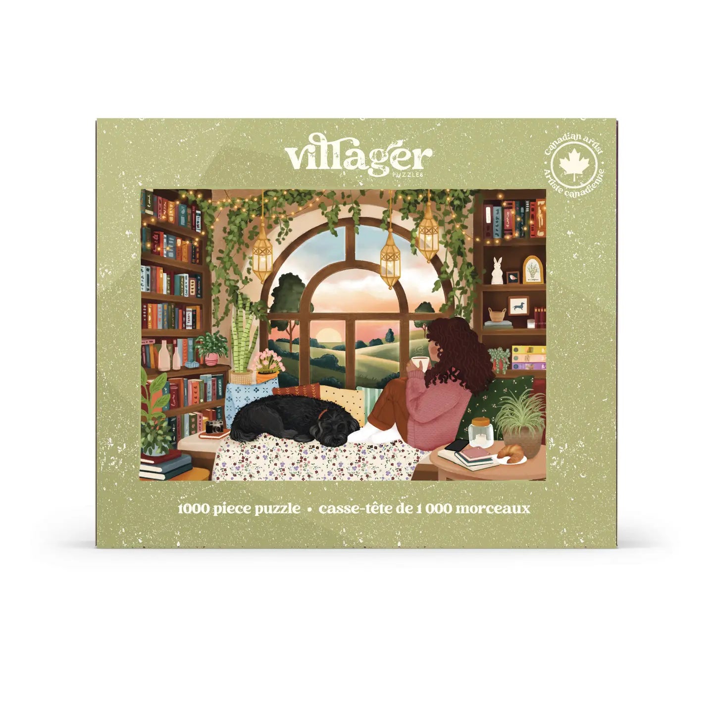 Villager Book Nook, 1000-Piece Puzzle