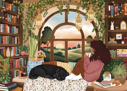 Villager Book Nook, 1000-Piece Puzzle