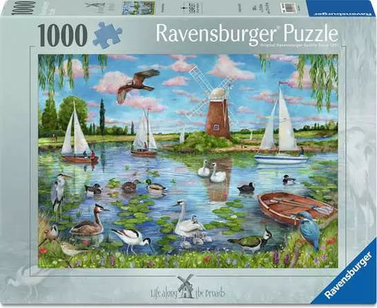 Ravensburger Life Along the Broads, 1000 Piece Puzzle - Imported