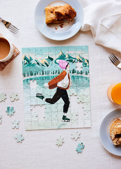 Ordinary Habit The Skater, 100 Piece Puzzle