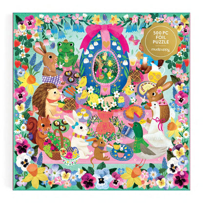 Mudpuppy Egg-cellent Day, 500 Piece Puzzle