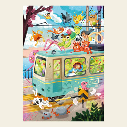 Sto Puzzle Train to Kamakura, 500 Piece Puzzle