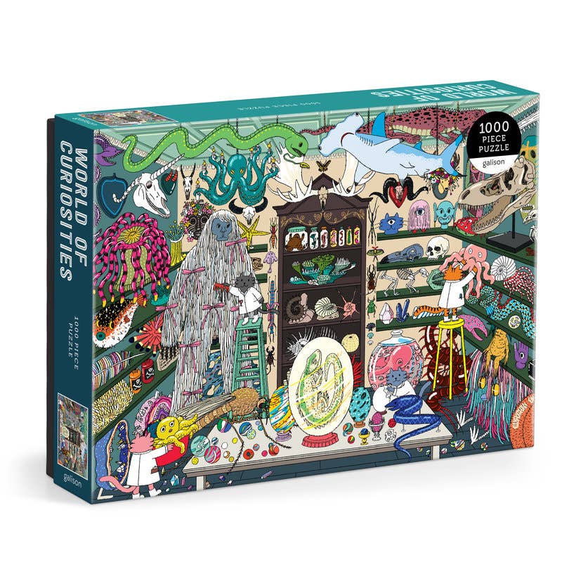 Galison World of Curiosities, 1000 Piece Puzzle