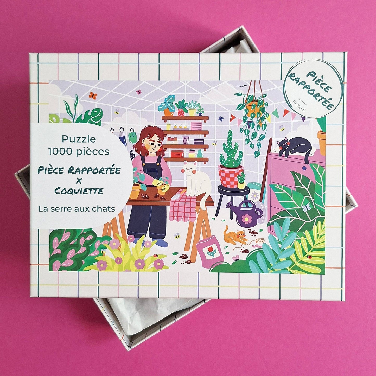 Pièce rapportée The Cat Greenhouse, 1000 Piece Puzzle